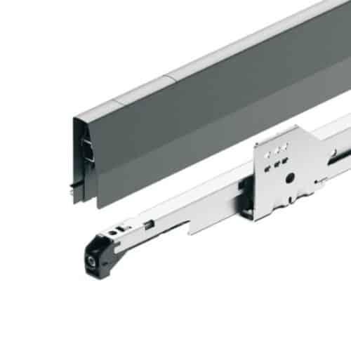 Bộ ngăn kéo Hafele 513.30.335 Matrix Box P50 16/92/1200/500 xám đậm