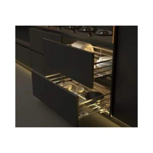 Bộ rổ xoong nồi CAPPELLA Cucina 549.08.228 mạ chrome
