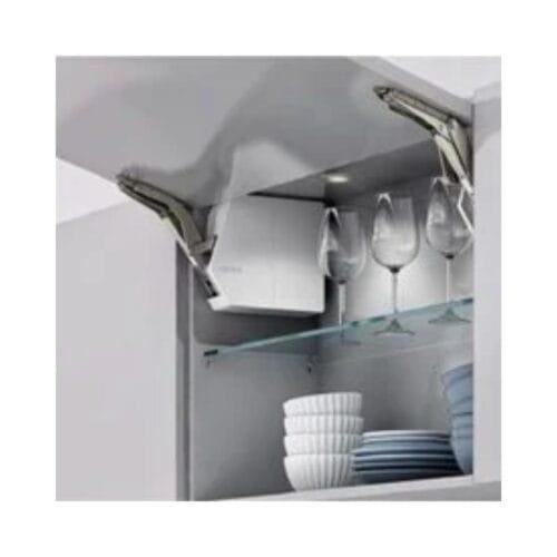 Bộ tay nâng FREE FLAP 1.7E Hafele 372.29.700 nắp trắng