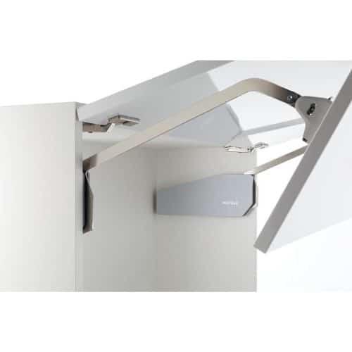 Bộ tay nâng FREE FOLD SHORT Hafele 493.05.897, trắng