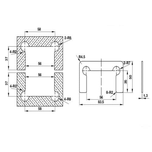 Lắp đặt bản lề kính 90 độ Bauma 981.77.951