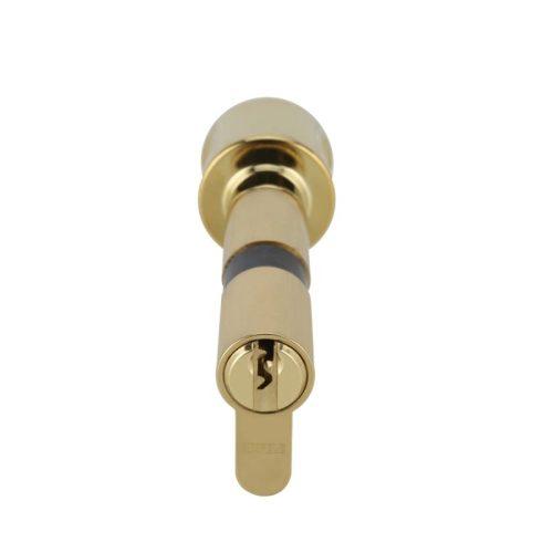 Lỗ khóaruột khóa 1 đầu chìa 1 đầu vặn Hafele 916.08.905, 91mm Đồng thau