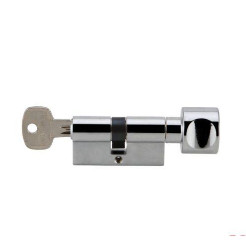 Mặt bên ruột khóa 1 đầu chìa 1 đầu vặn Hafele 916.08.672, 63mm Đồng thau