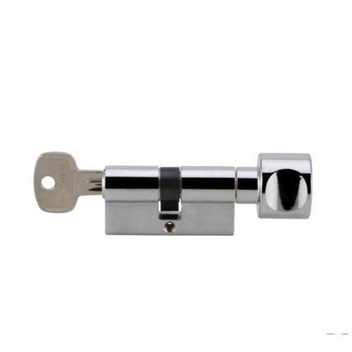 Mặt bên ruột khóa 1 đầu chìa 1 đầu vặn Hafele 916.08.683, 71mm Đồng thau