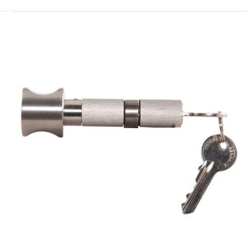 Mặt sau ruột khóa 1 đầu chìa 1 đầu vặn Hafele 916.96.540, 80mm Đồng thau