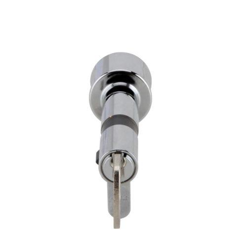 Mặt trước ruột khóa 1 đầu chìa 1 đầu vặn Hafele 916.08.683, 71mm Đồng thau