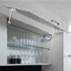 Bộ tay nâng FREE FLAP 1.7 Hafele 493.05.822 nắp trắng 2 Phụ kiện tủ bếp 493.05.822