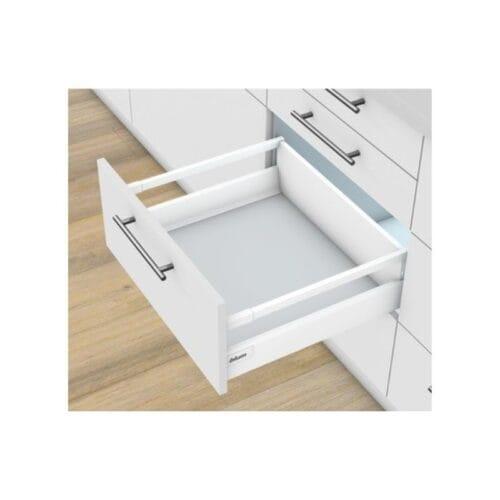 Ray hộp Hafele 550.85.265 Antaro X2 giảm chấn xám30kg C 196mm