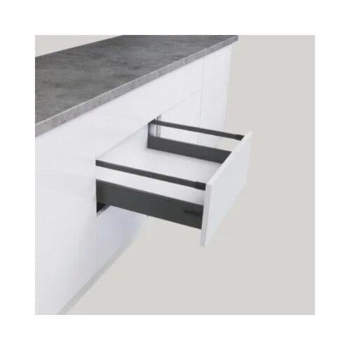 Ray hộp Hafele 552.55.316 Alto-S H80 mm màu xám đậm