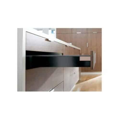 Ray hộp Hafele TANDEMBOX Intivo X1 Hafele 553.84.335 giảm chấn màu đen