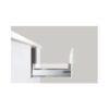 Ray hộp kính Hafele 552.03.795 Alto giảm chấn màu trắng mờ H84xD500mm