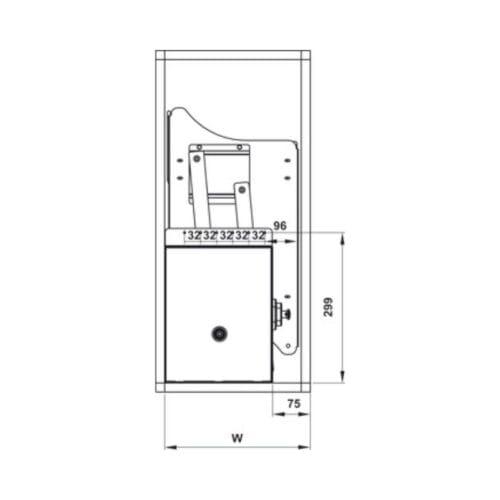 Thiết kế của Rổ chén đĩa di động lướt tròn LENTO Cucina 504.76.004 Inox 304