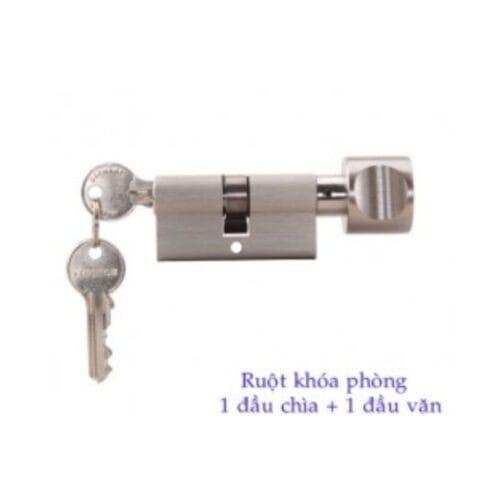 Ruột khóa 1 đầu chìa, 1 đầu vặn Hafele 916.96.313, 65mm Đồng thau