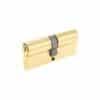 Ruột khóa 2 đầu Hafele 916.08.448, 101mm Đồng thau 2 Ruột khóa 2 đầu Hafele 916.08.448, 101mm Đồng thau
