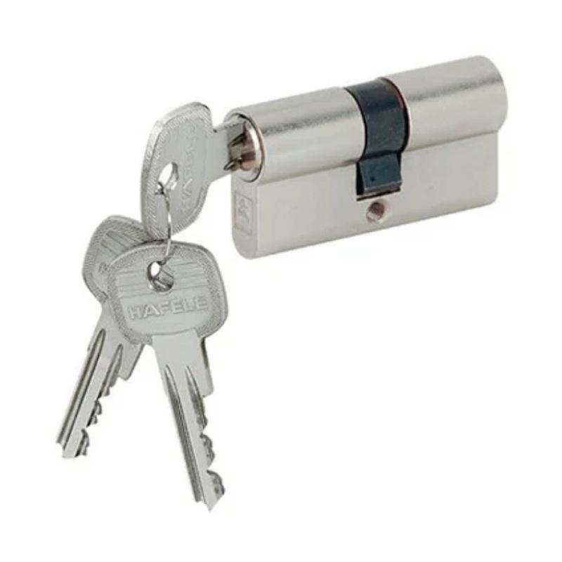 Ruột khóa 2 đầu Hafele 916.00.018, 81mm Đồng thau Ruột khóa 2 đầu Hafele 916.00.018, 81mm Đồng thau