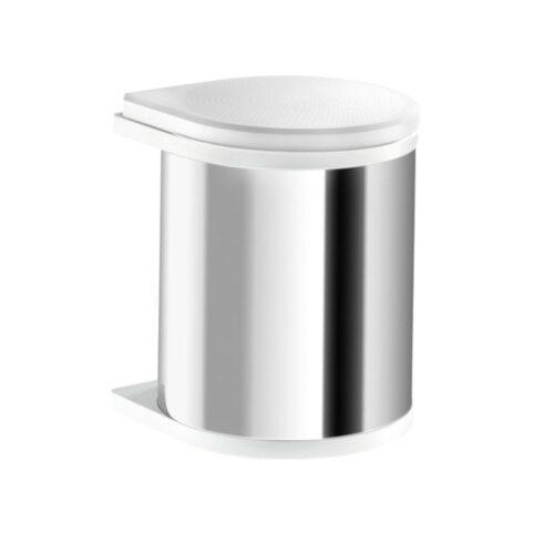 Thùng rác gắn cửa màu trắng Hafele 502.12.729 15L
