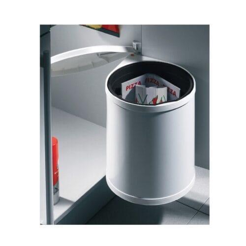 Thùng rác gắn cửa màu trắng Hafele 502.12.729 15L 3 Thùng rác gắn cửa màu trắng Hafele 502.12.729 15L