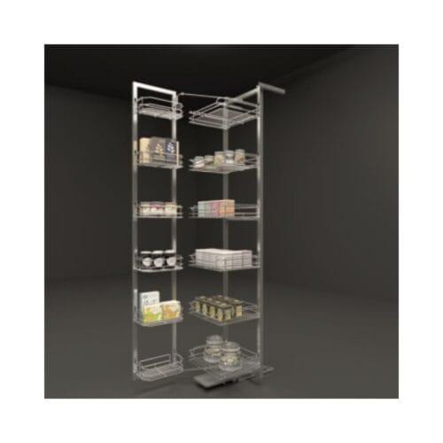 Tủ cao 6 tầng DOLCE Cucina 548.65.232 mạ chrome