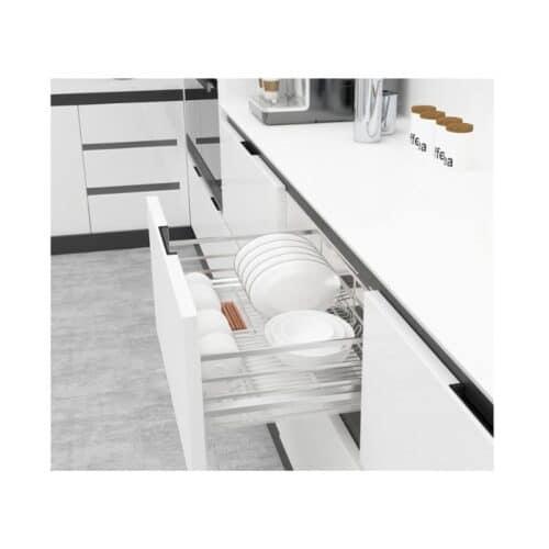Giá bát đĩa Hafele Cappella 549.08.151 700mm 4 Ảnh thực tế bộ rổ bát đĩa Hafele Cappella 549.08.151 700mm
