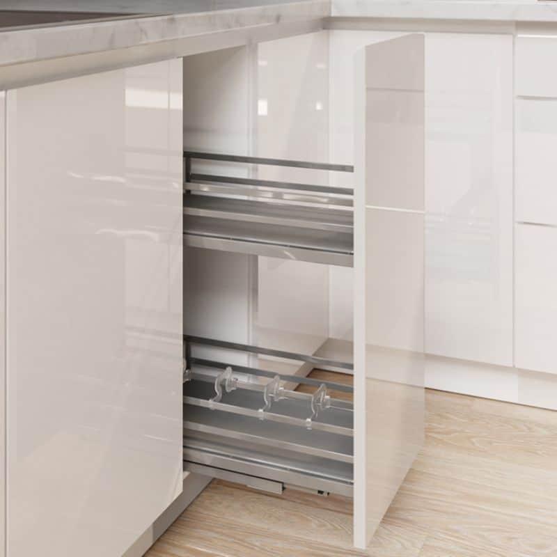 Ảnh thực tế bộ rổ gia vị Hafele Omero 549.20.825 400mm Ảnh thực tế bộ rổ gia vị Hafele Omero 549.20.825 400mm
