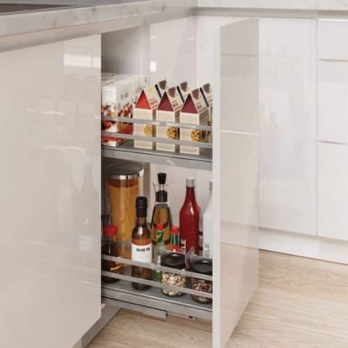Bộ rổ gia vị Hafele Omero 549.20.825 400mm 5 Ảnh thực tế bộ rổ gia vị Hafele Omero 549.20.825 400mm