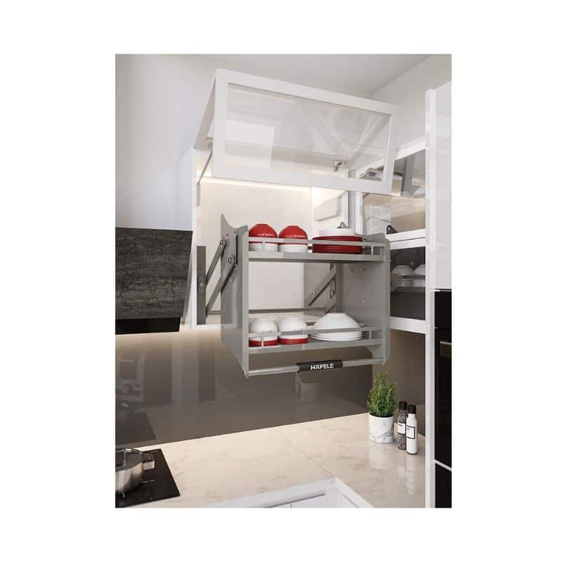 Ảnh thực tế bộ rổ nâng hạ Hafele Oria 504.76.705 700mm Ảnh thực tế bộ rổ nâng hạ Hafele Oria 504.76.705 700mm