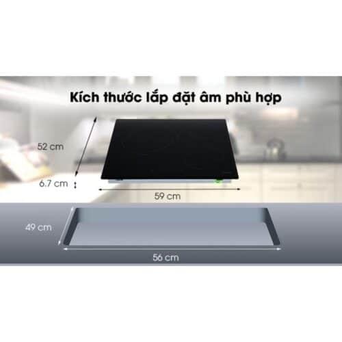 Bếp hồng ngoại Hafele HC-R603D 536.01.901 6 Lắp Bếp điện 3 vùng nấu Hafele HC-R603D 536.01.901