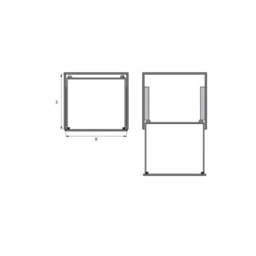 Giá bát đĩa Hafele 549.08.003 600mm 6 Bộ rổ bát đĩa Hafele 549.08.003 600mm