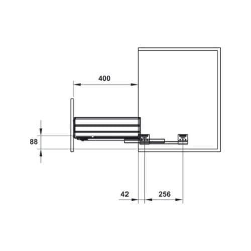 Giá bát đĩa Hafele Cappella 549.08.447 6 Bộ rổ bát đĩa Hafele Cappella 549.08.447