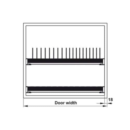 Bộ rổ bát đĩa Hafele Presto 544.40.003 600mm