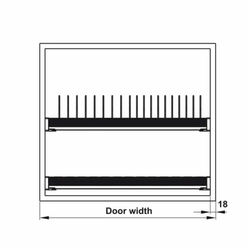 Bộ rổ bát đĩa Hafele Presto 544.40.014 900mm Bộ rổ bát đĩa Hafele Presto 544.40.014 900mm