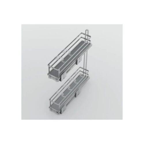Bộ rổ gia vị Hafele Omero 549.20.840 150mm (phải) 3 Bộ rổ gia vị Hafele Omero 549.20.840 150mm (phải)