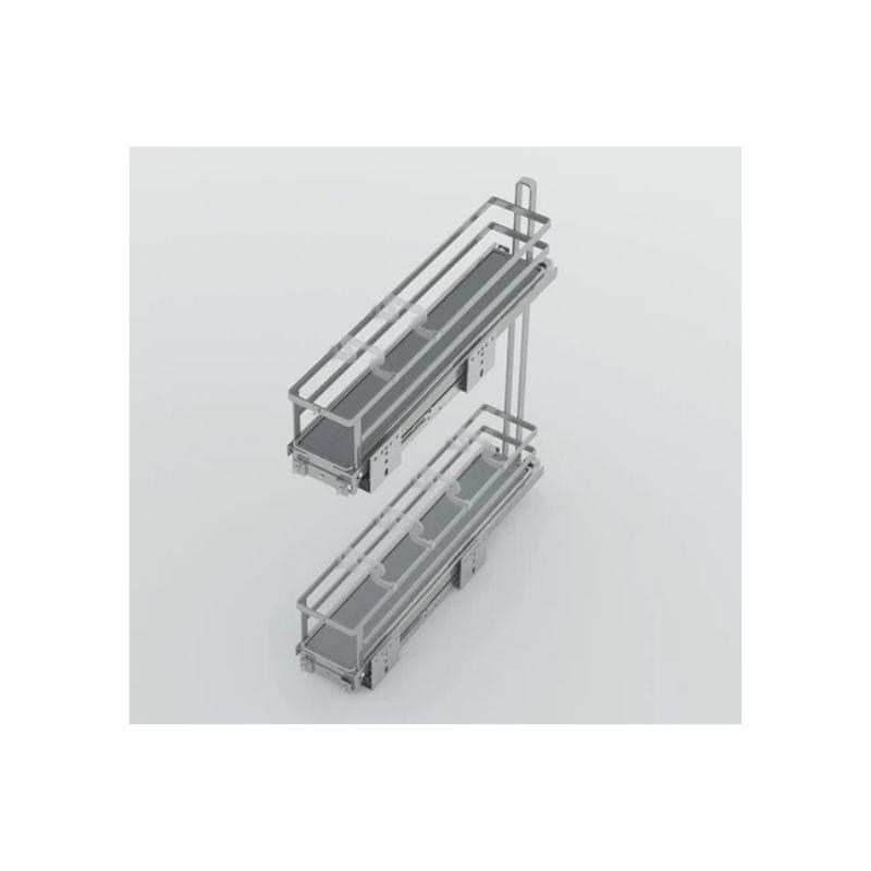 Bộ rổ gia vị Hafele Omero 549.20.840 150mm (phải) Bộ rổ gia vị Hafele Omero 549.20.840 150mm (phải)