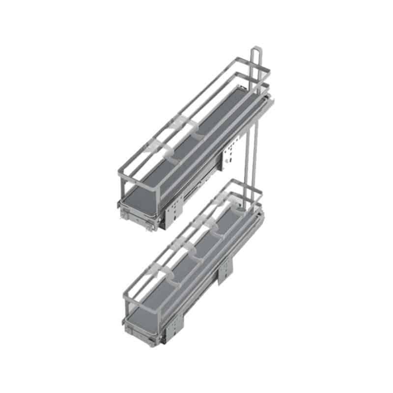 Bộ rổ gia vị Hafele Omero 549.20.890 150mm (trái) Bộ rổ gia vị Hafele Omero 549.20.890 150mm (trái)