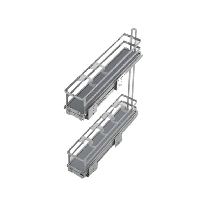 Bộ rổ gia vị Hafele Omero 549.20.891 200mm (trái) Bộ rổ gia vị Hafele Omero 549.20.891 200mm (trái)