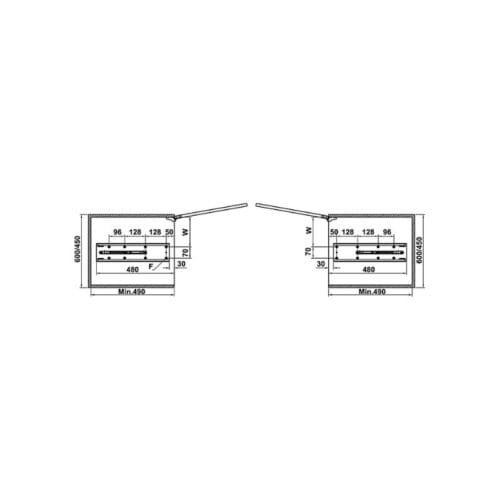 Bộ rổ Hafele Kara Swing 548.65.862 6 tầng 600mm