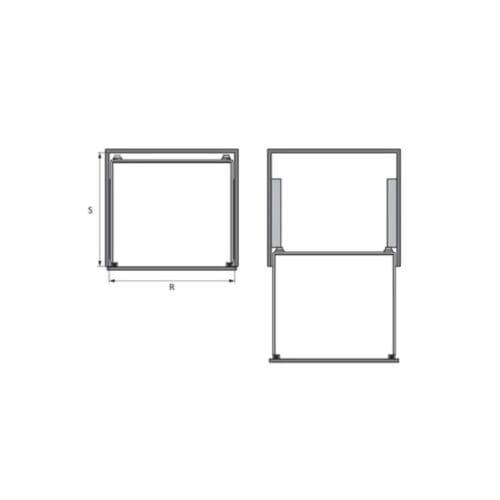 Bộ rổ xoong nồi Hafele Cappella 549.08.033 800mm 6 Bộ rổ xoong nồi Hafele Cappella 549.08.033 800mm