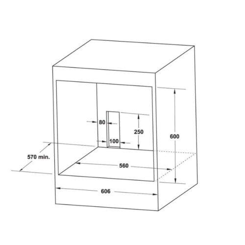 Lò nướng Hafele HC-O621KB 535.62.571 7 Ảnh 3d Hafele HC-O621KB 535.62.571