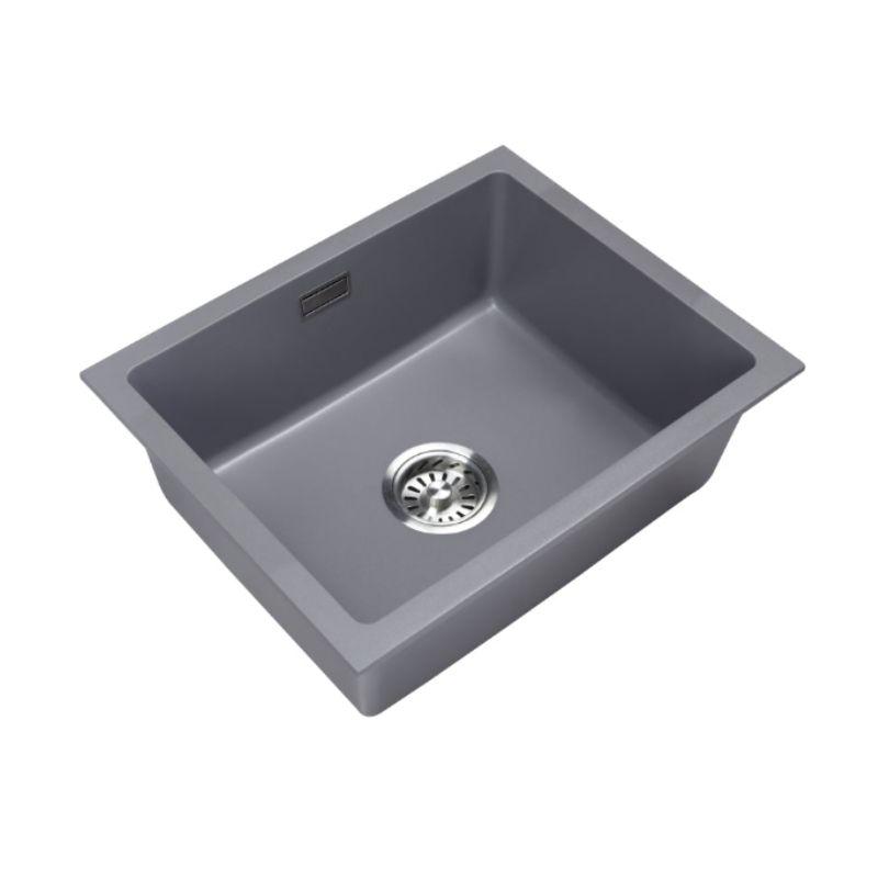 Ảnh thực tế chậu rửa bát đá 1 hố Hafele Essence HS22-GEN1S60S 577.25.500 Ảnh thực tế chậu rửa bát đá 1 hố Hafele Essence HS22-GEN1S60S 577.25.500