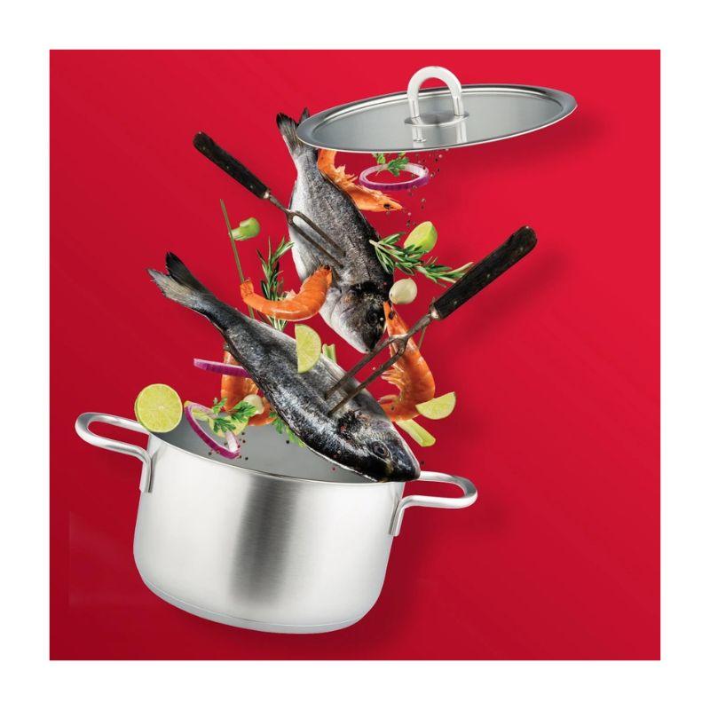 Ảnh thực tế nồi inox Hafele 531.08.007 Ø20cm Ảnh thực tế nồi inox Hafele 531.08.007 Ø20cm