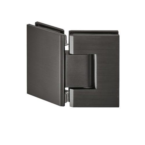 Bản lề kính - kính 135º màu đen Hafele 981.77.905