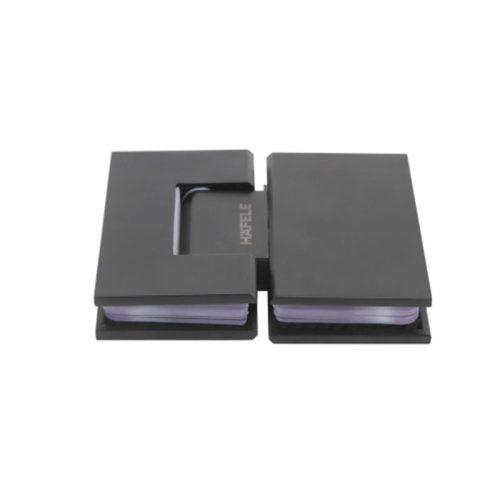Bản lề kính - kính 180º màu đen Hafele 981.77.903