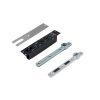 Bộ kẹp thẳng tâm inox mờ Hafele 932.86.932 2 Bộ kẹp thẳng tâm inox mờ Hafele 932.86.932