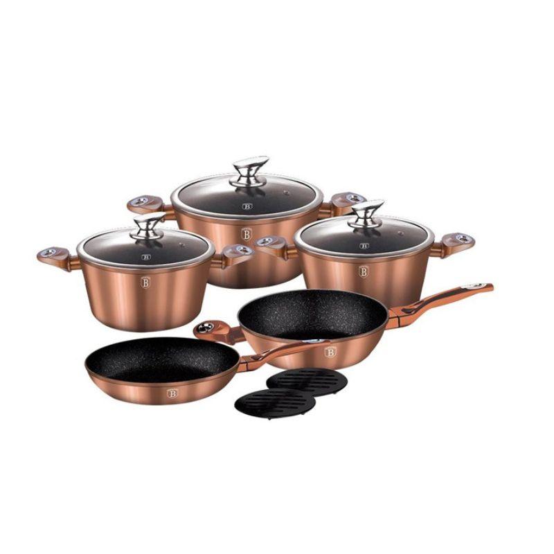 Bộ nồi 10 món Hafele 532.08.002 màu đồng Bộ nồi 10 món Hafele 532.08.002 màu đồng
