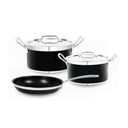 Bộ nồi chảo Hafele 531.08.043 màu đen