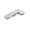Kẹp kính chữ L inox bóng Hafele 981.00.663