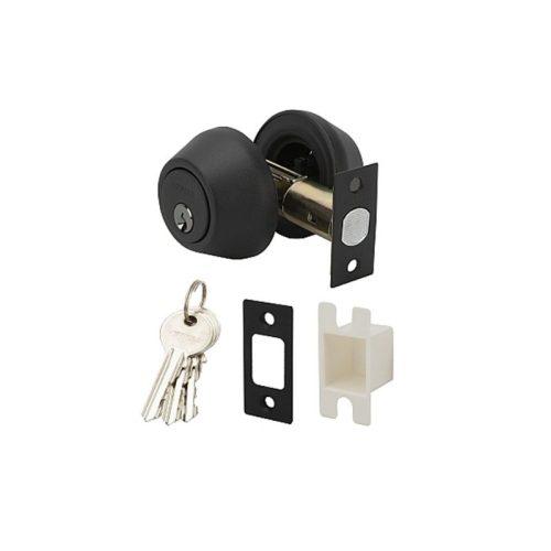 Khóa cóc 2 đầu chìa màu đen Hafele 911.83.569