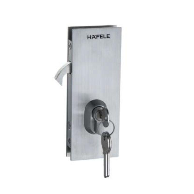 Khóa cửa kính thân khóa cửa trượt mở phải Hafele 981.59.050 Khóa cửa kính thân khóa cửa trượt mở phải Hafele 981.59.050