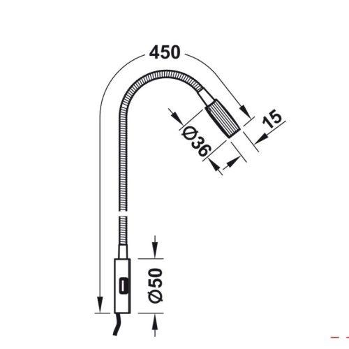 Đèn Led chiếu 2034 lắp nổi 12V Hafele 833.74.097 4 Lắp đặt đèn Led chiếu 2034 lắp nổi 12V Hafele 833.74.097