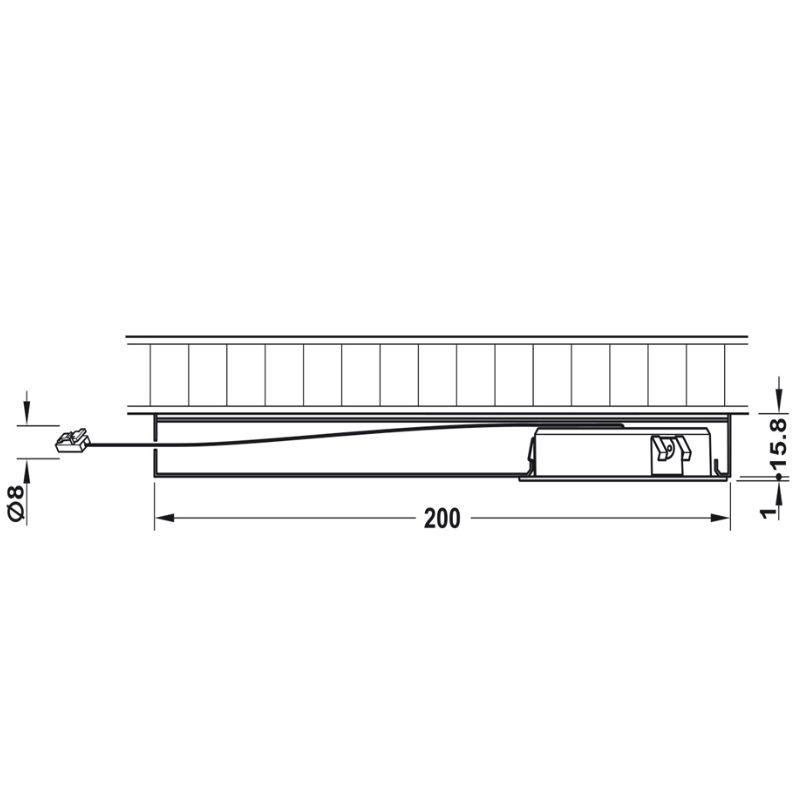 Lắp đặt đèn Led chiếu 3010 hệ 24V Hafele 833.75.040 Lắp đặt đèn Led chiếu 3010 hệ 24V Hafele 833.75.040